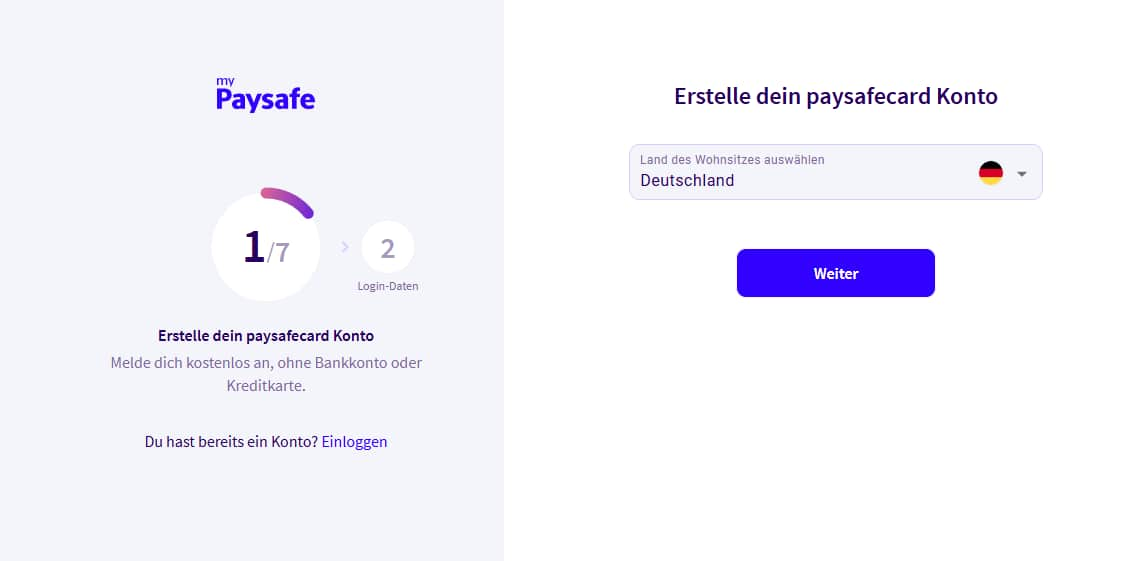 Paysafecard erwerben